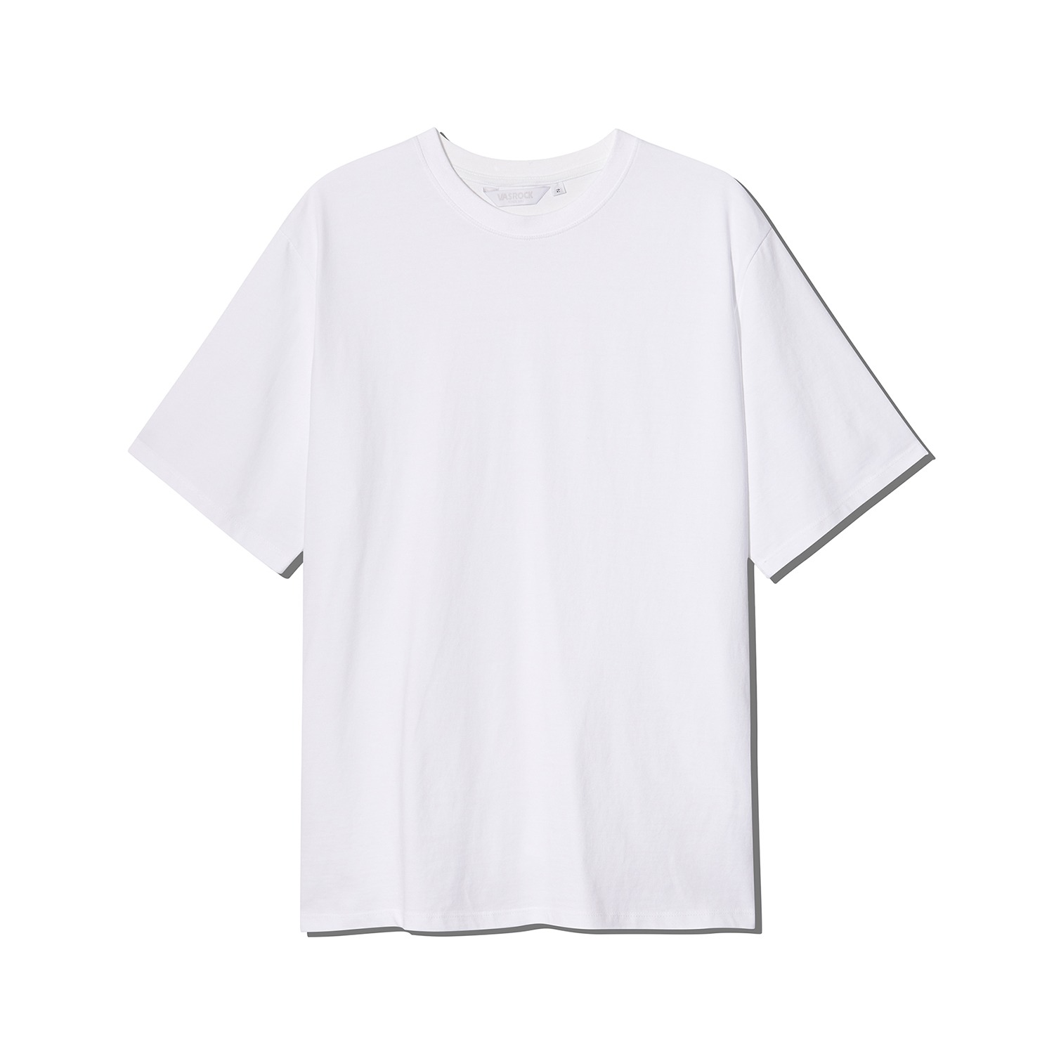 VASROCK,Side Square Short Sleeve T-shirt White