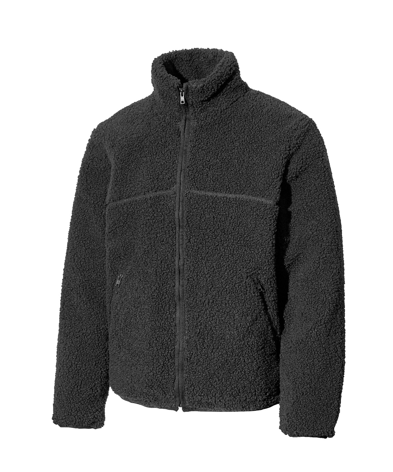 VASROCK,Bubble Fleece Zip-Up Jacket Charcoal