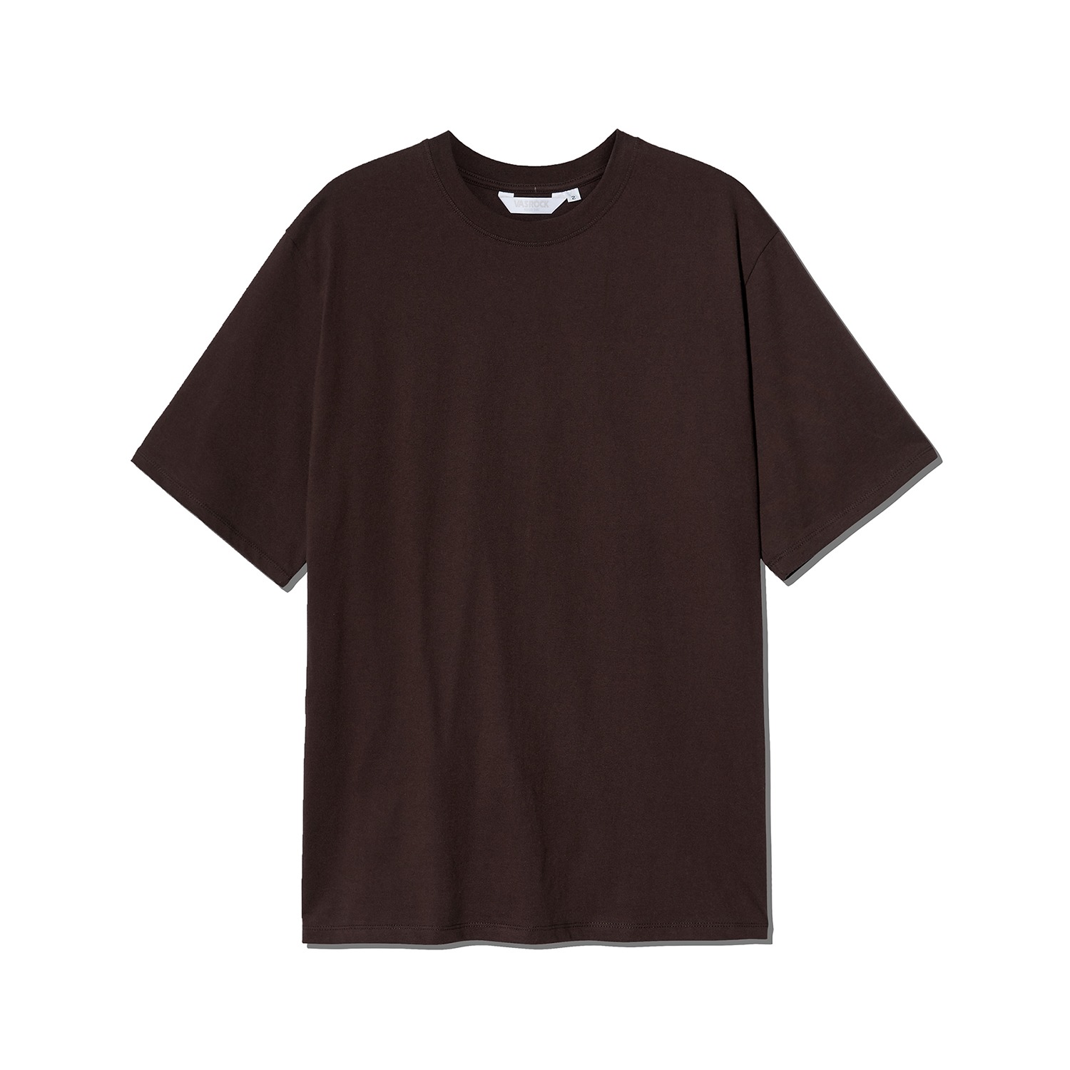 VASROCK,Side Square Short Sleeve T-shirt Burgundy
