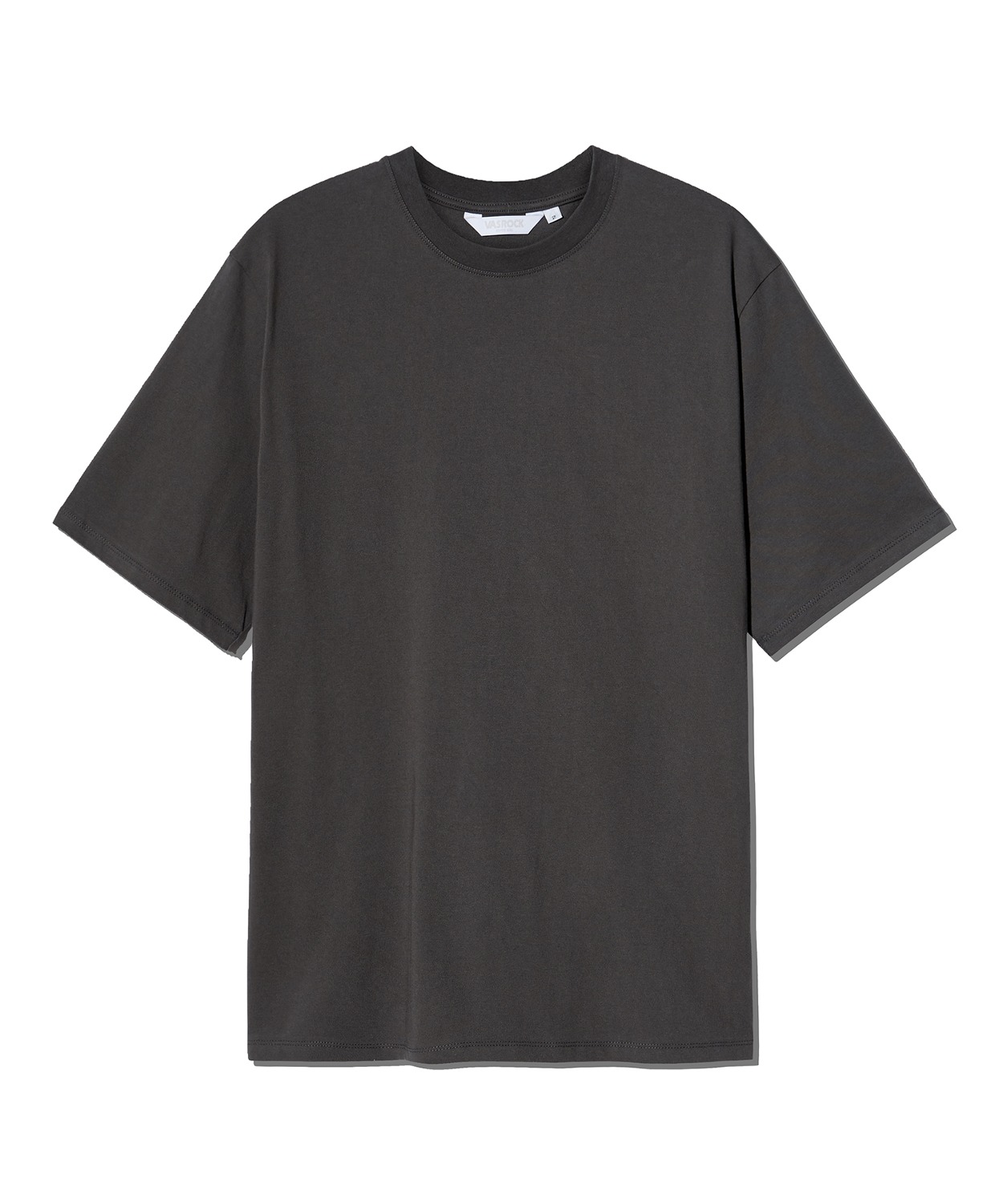 VASROCK,Side Square Short Sleeve T-shirt Charcoal
